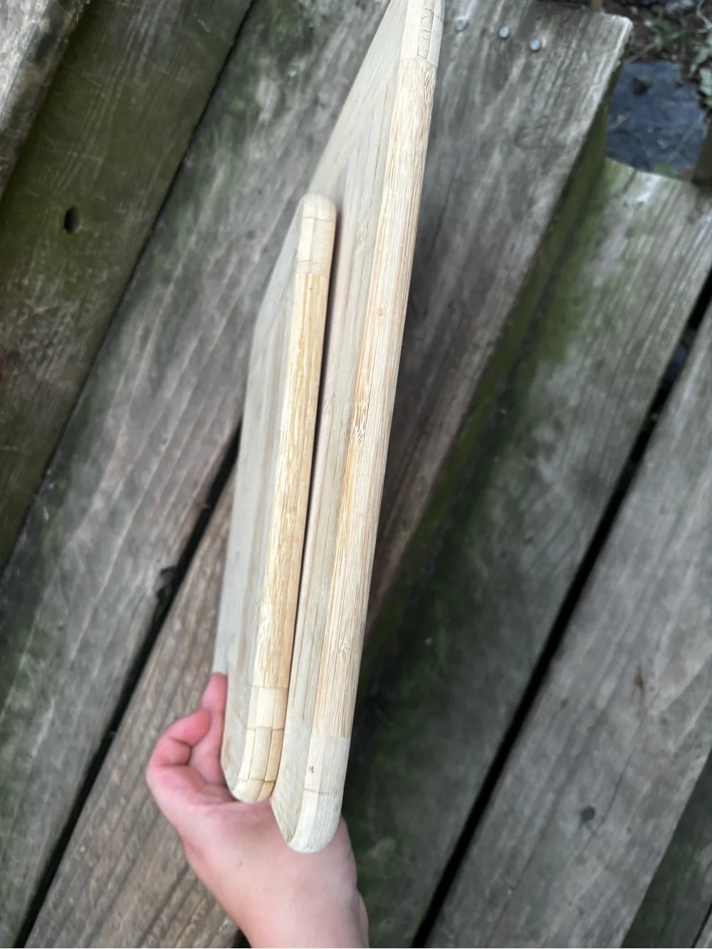 Natural Bamboo Cutting Board Set - Light Wood